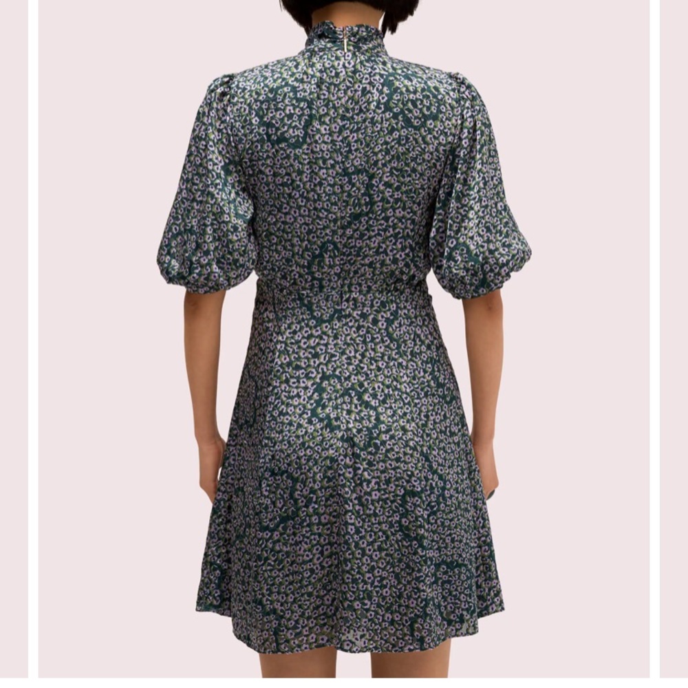 Kate Spade Flair Flora Devore Mini Dress Size 6 - Picture 2 of 16
